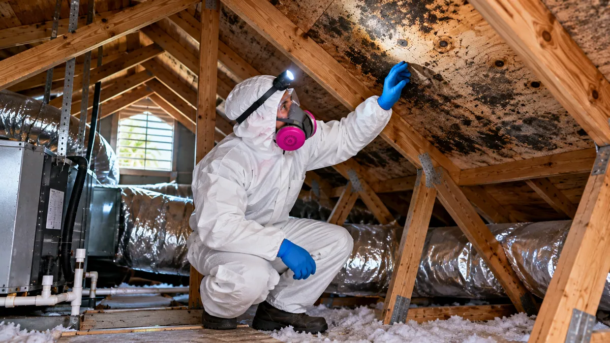 Attic Mold Removal in Tequesta